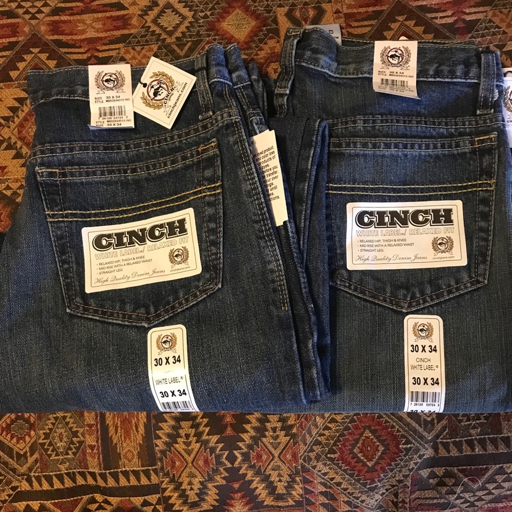 NWT CINCH white label jeans - 30 x 34